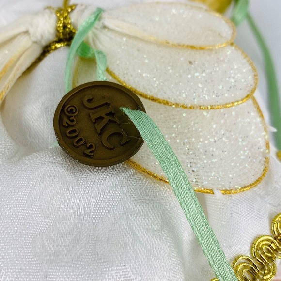 Jacqueline Kent Fairy Godmother Doll Love Blonde Green Gems JKC 2002 12" Hanging - Picture 5 of 12